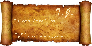 Tukacs Jozefina névjegykártya